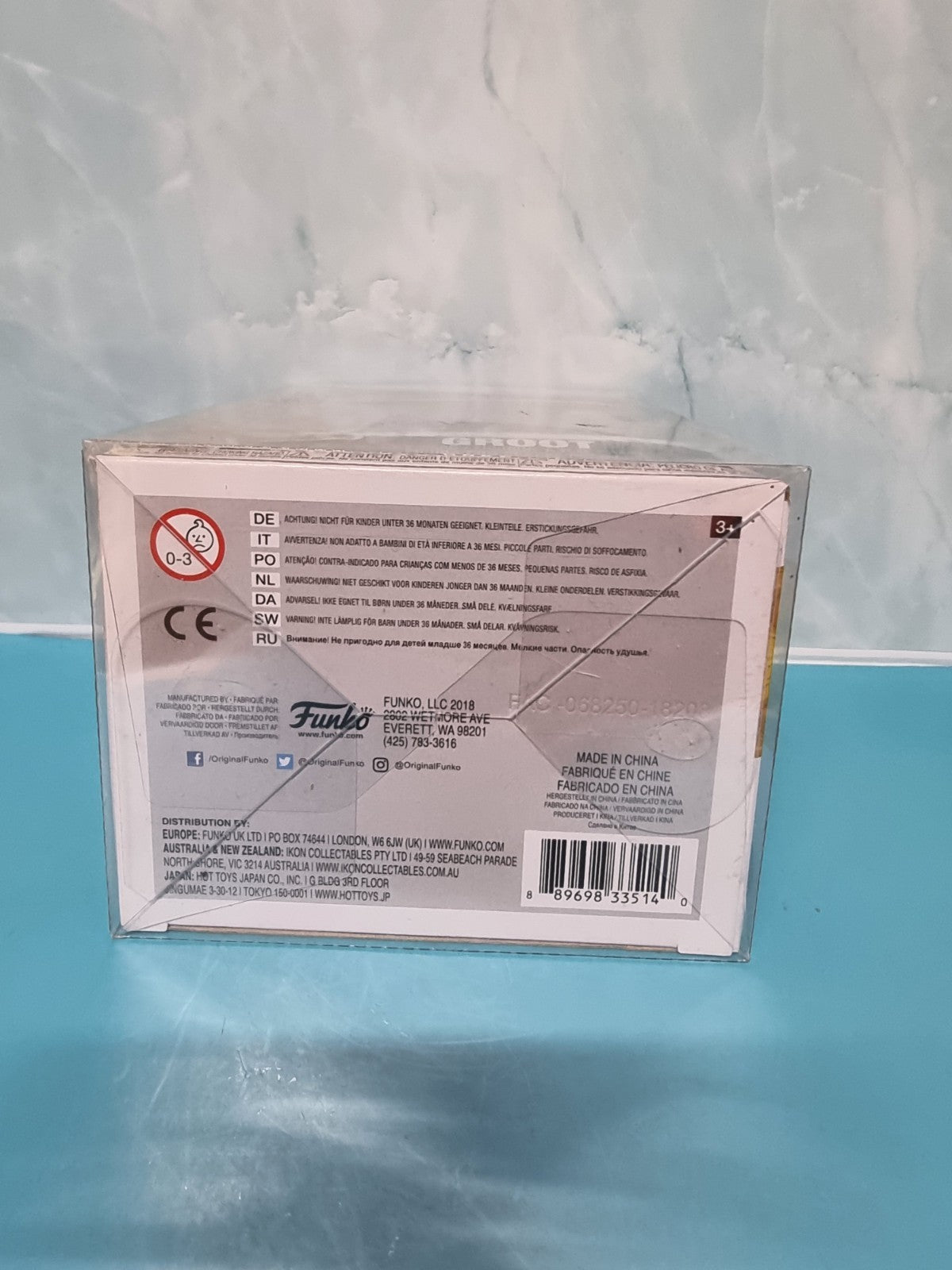 Funko POP Marvel Studios 10th Anniv. Gold Chrome GROOT #378 Collectible Vinyl