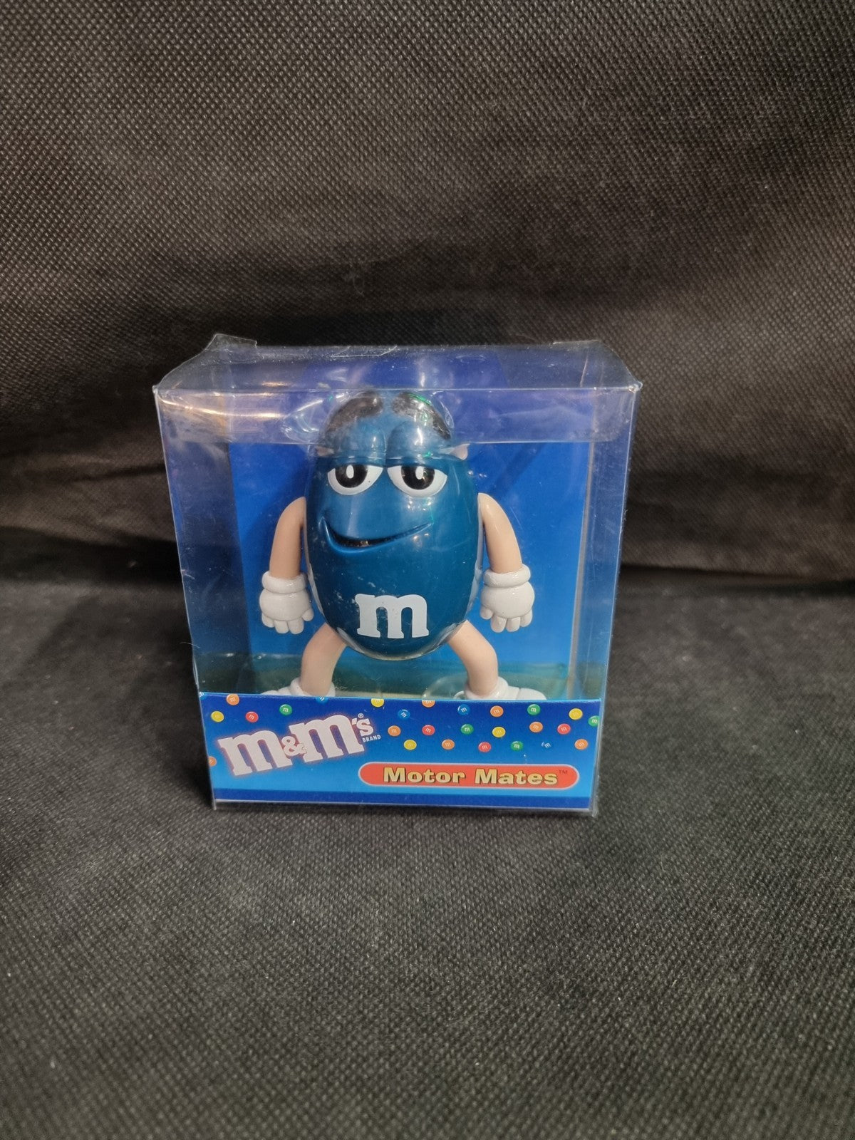 M & M's MOTOR MATES WITH DASHBOARD STAND ( BLUE )