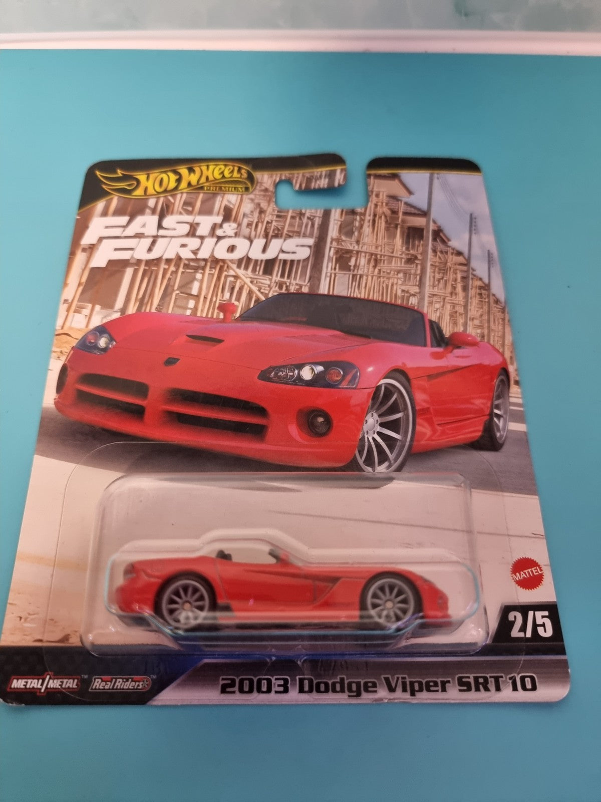 2025 HOT WHEELS PREMIUM FAST & FURIOUS 2003 DODGE VIPER SRT 10 2/5 TOKYO DRIFT