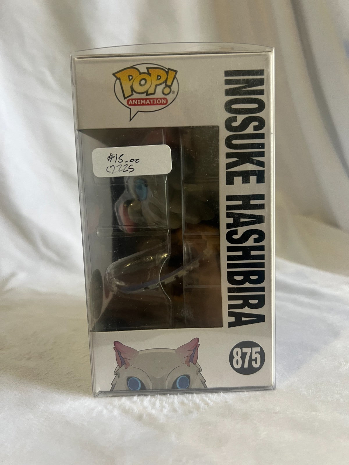 FUNKO POP VINYL DEMON SLAYER INOSUKE HASHIBIRA FLOCKED #875 EXCLUSIVE FIGURE