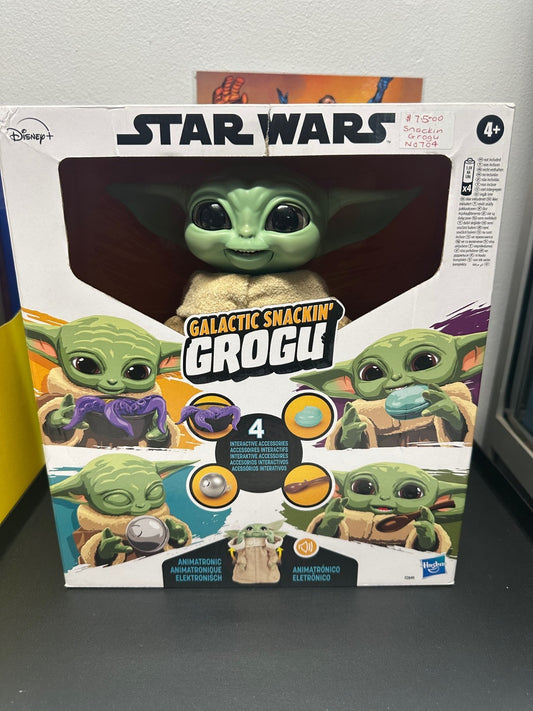 STAR WARS - The Mandalorian Galactic Snackin' Grogu Animatronic Toy