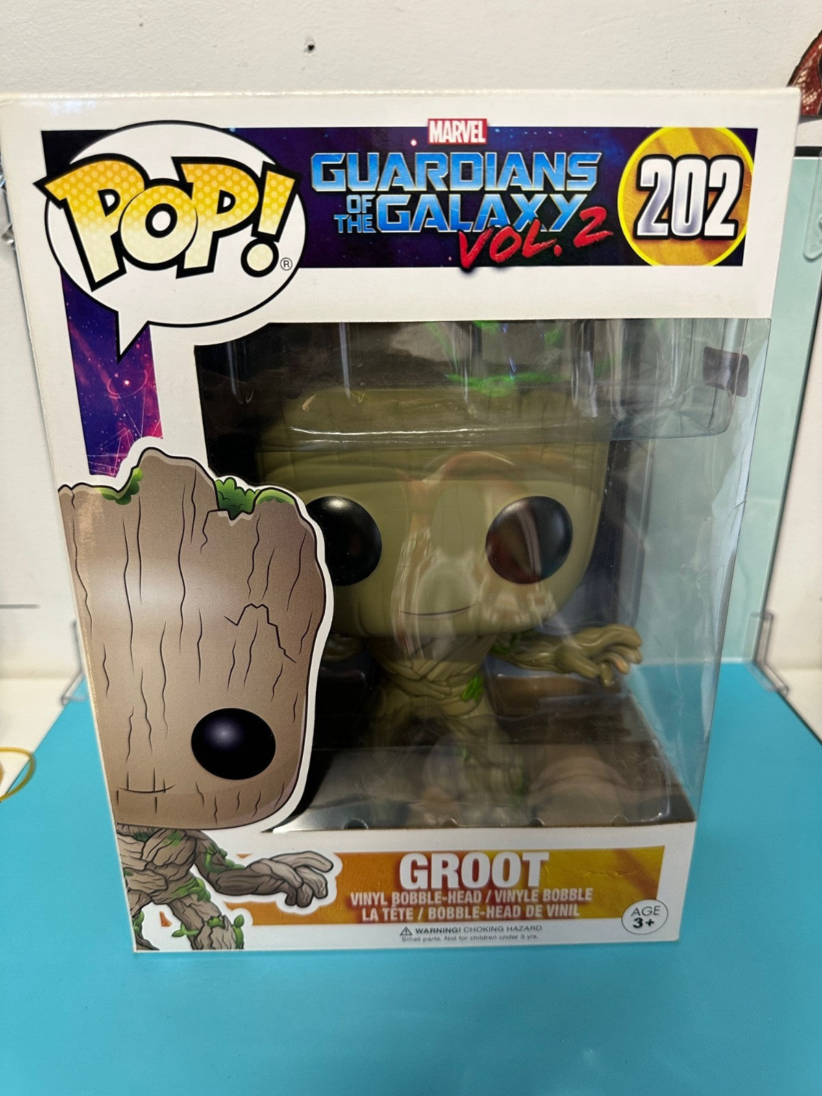 Funko POP! Marvel Guardians of the Galaxy Vol.2 Groot 10" #202