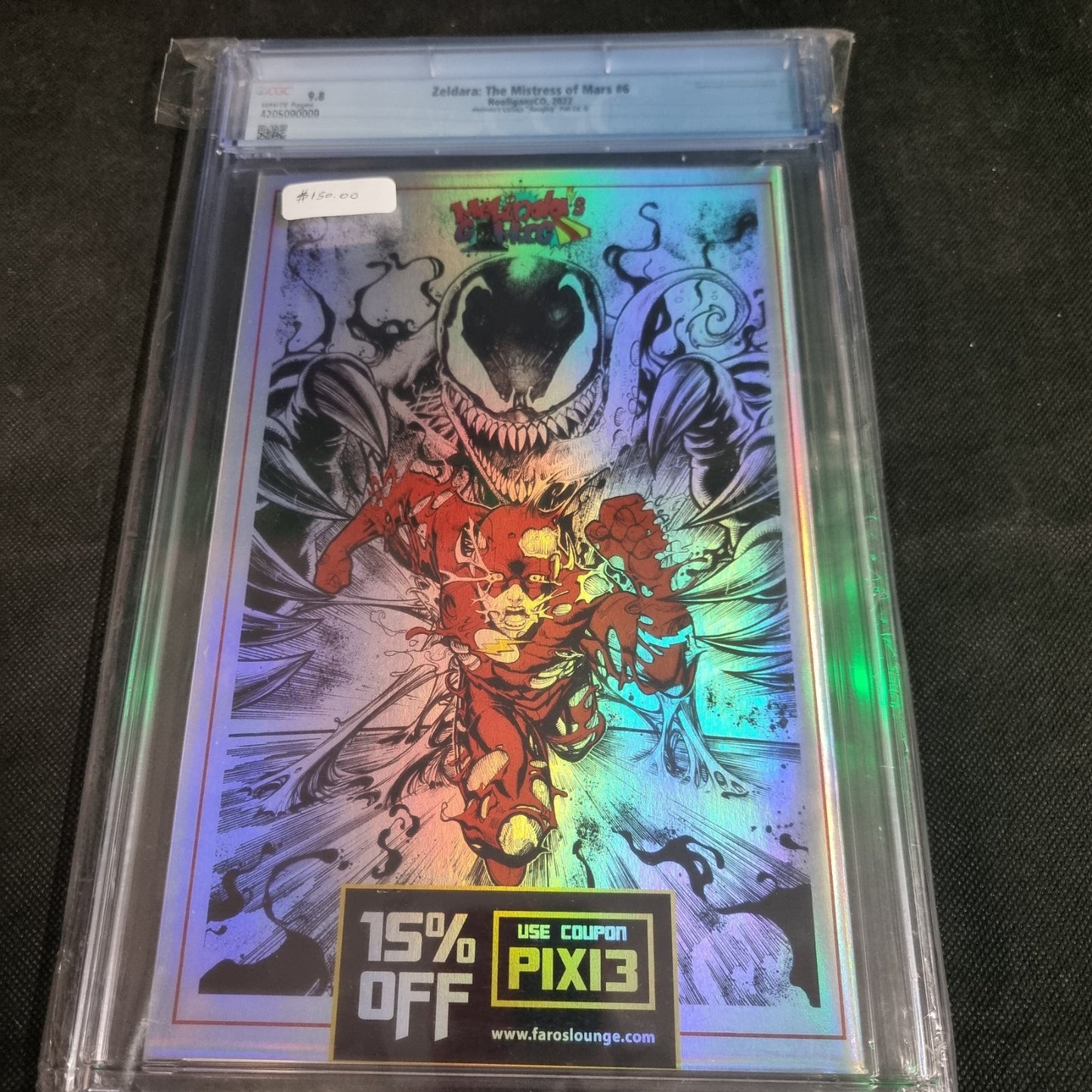 Faro's Lounge Psylocke Lingerie Trade Dress Holofoil Variant  Comics CGC 9.8 #6