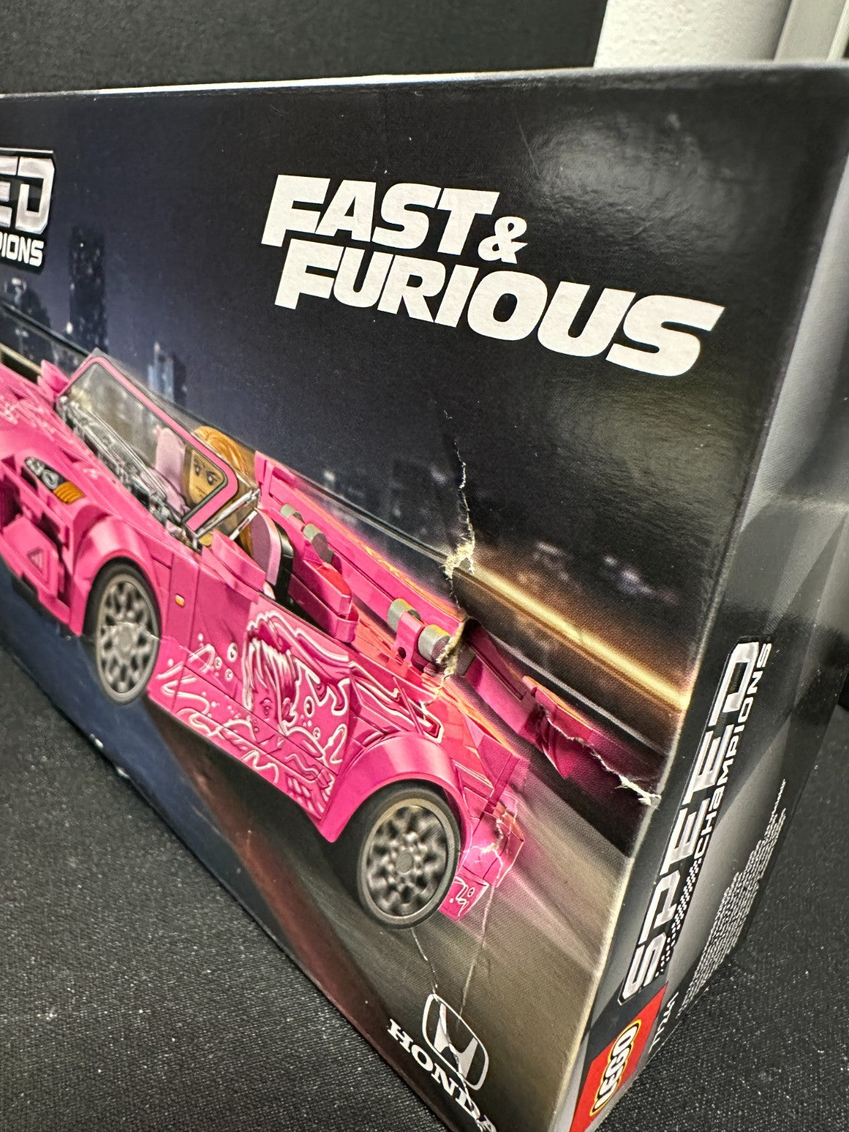 LEGO 77241 Speed Champions Fast & Furious Honda S2000 Damaged Box