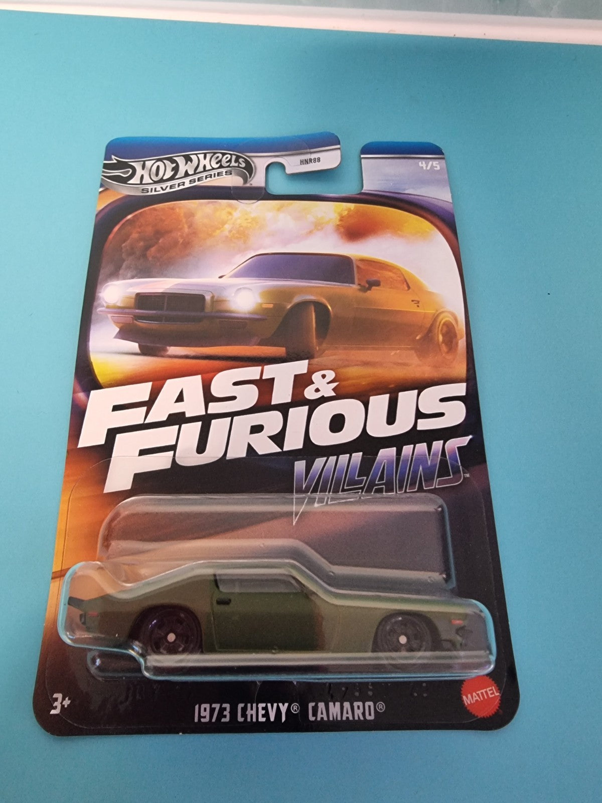 Hot Wheels Silver Series 1973 CHEVY CAMARO Fast & Furious Villains