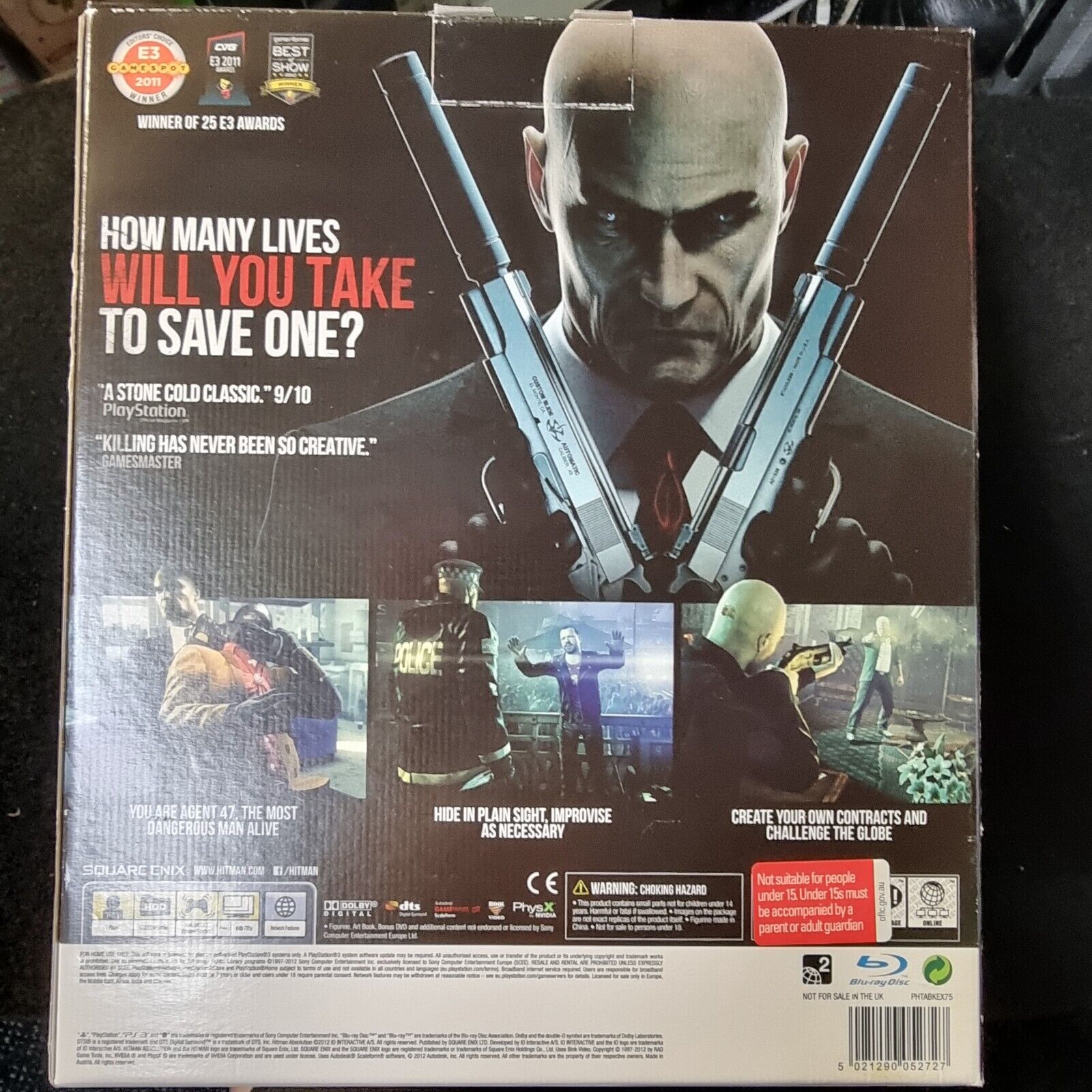 PS3 Hitman Absolution Deluxe Professional Edition PlayStation 3 