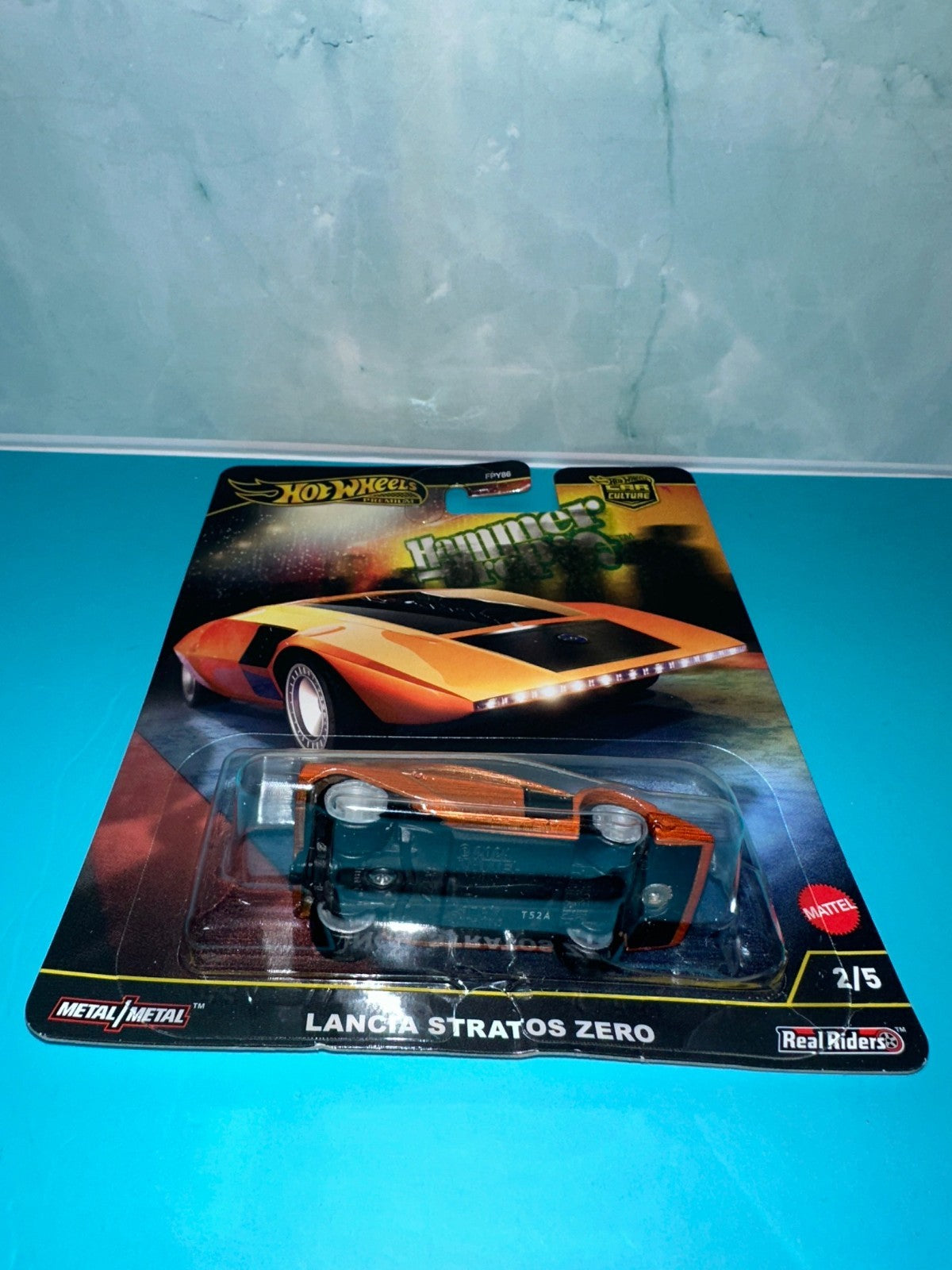 Hot Wheels Lancia Stratos Zero Premium 2/5 Car Culture 2024 Hammer Drop