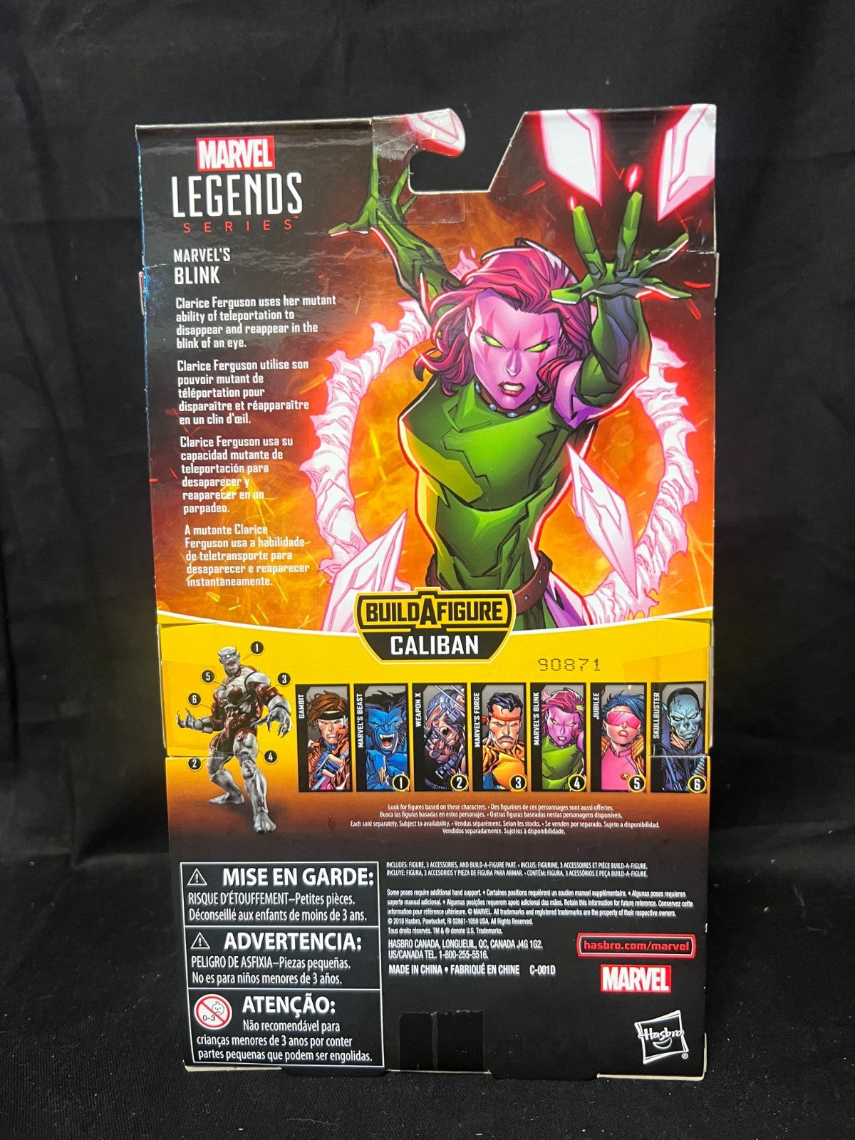 Marvel Legends X-MEN Series 6' BLINK Action Figure w/Caliban BAF piece by Hasbro
