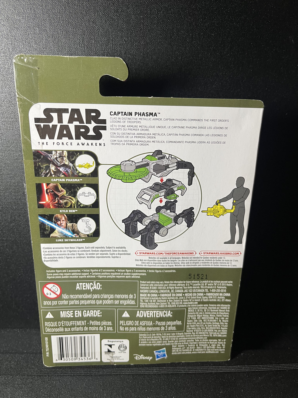 Captain Phasma Star Wars The Force Awakens 3.75 Action Figure