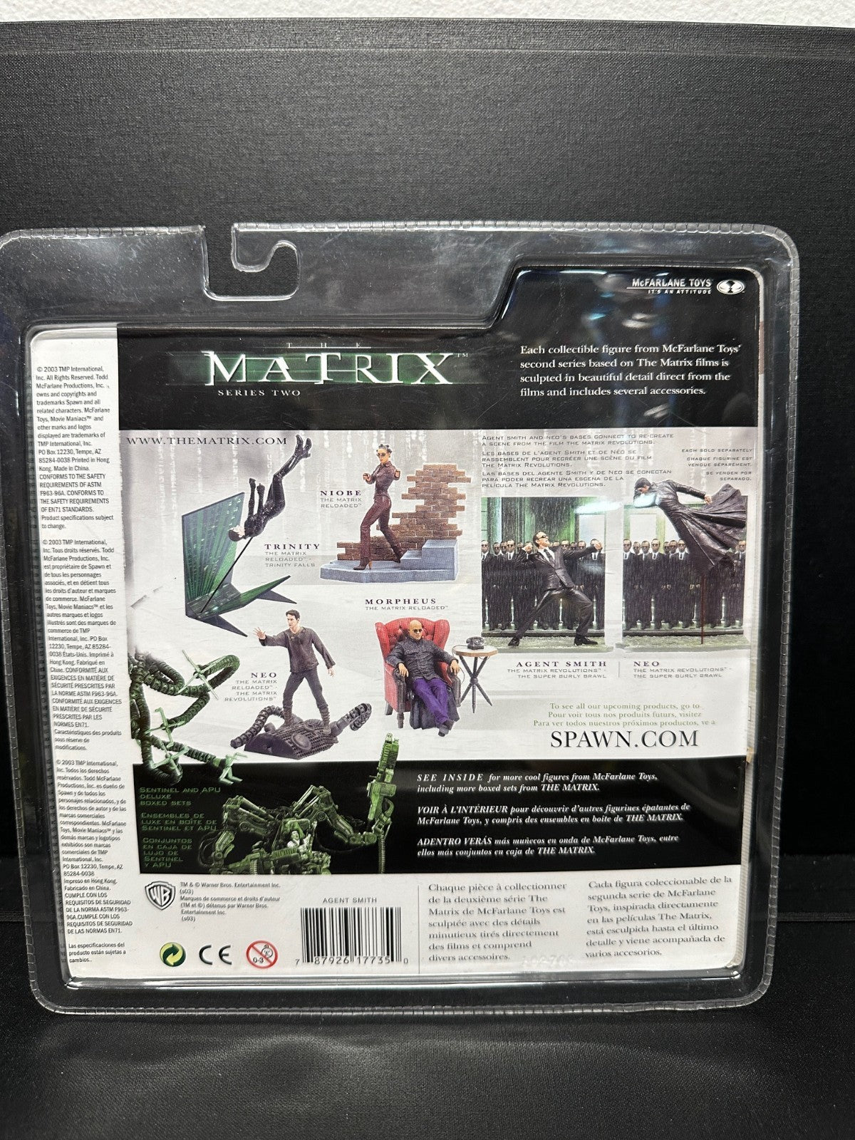 McFarlane Toys Agent Smith Figure: The Matrix Series Two. 