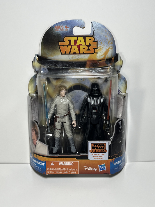 Luke Skywalker & Darth Vader Bespin Star Wars Rebels 3.75 2 Pack