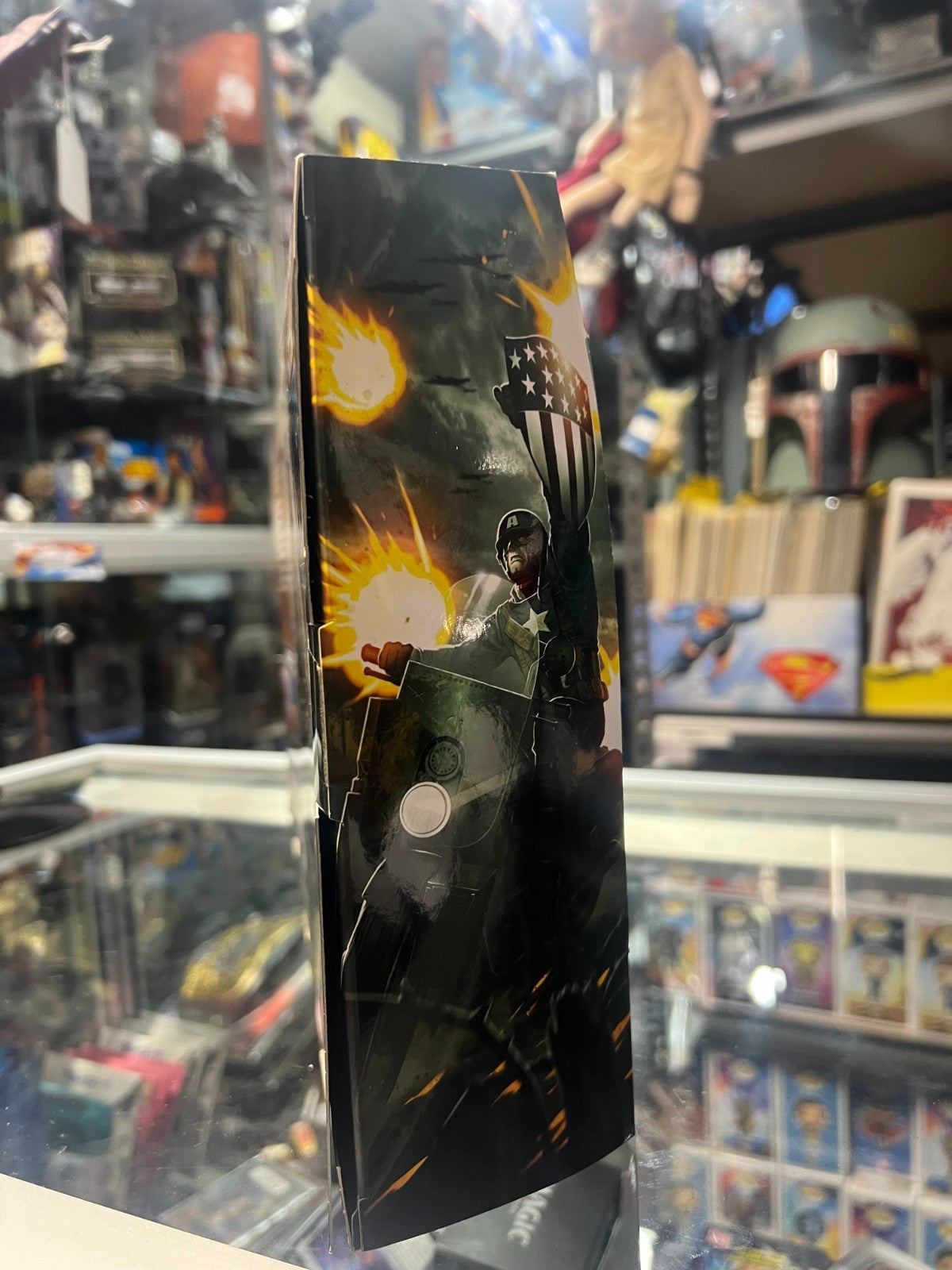 Hasbro Marvel Legends Series Captain America with Motorcycle Action Figure