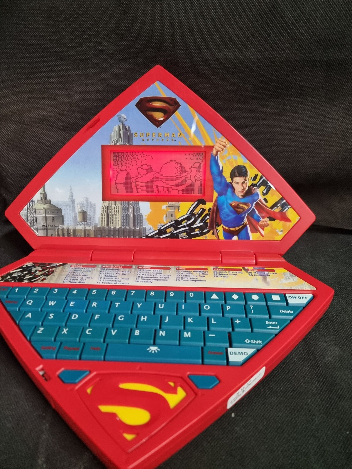 Superman Returns Educational Laptop Oregon Scientific Learning System Game Works
