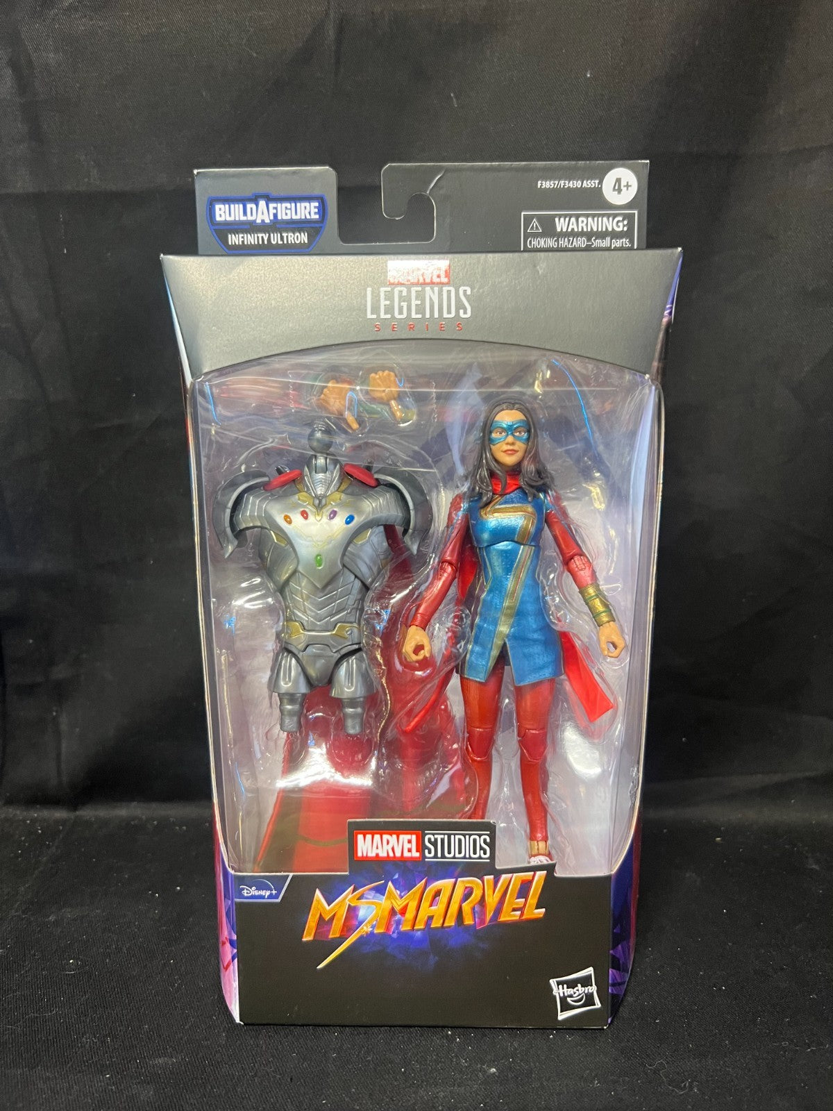 Marvel Legends Ms Marvel Action Figure Infinity Ultron BAF Series 2022 Hasbro