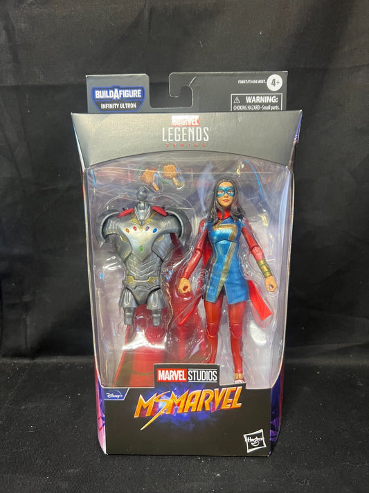 Marvel Legends Ms Marvel Action Figure Infinity Ultron BAF Series 2022 Hasbro