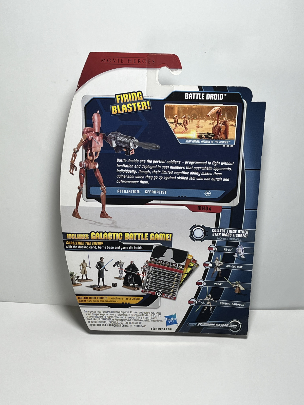 Battle Droid MH04 Star Wars Attack of the Clones 3.75 Action Figure