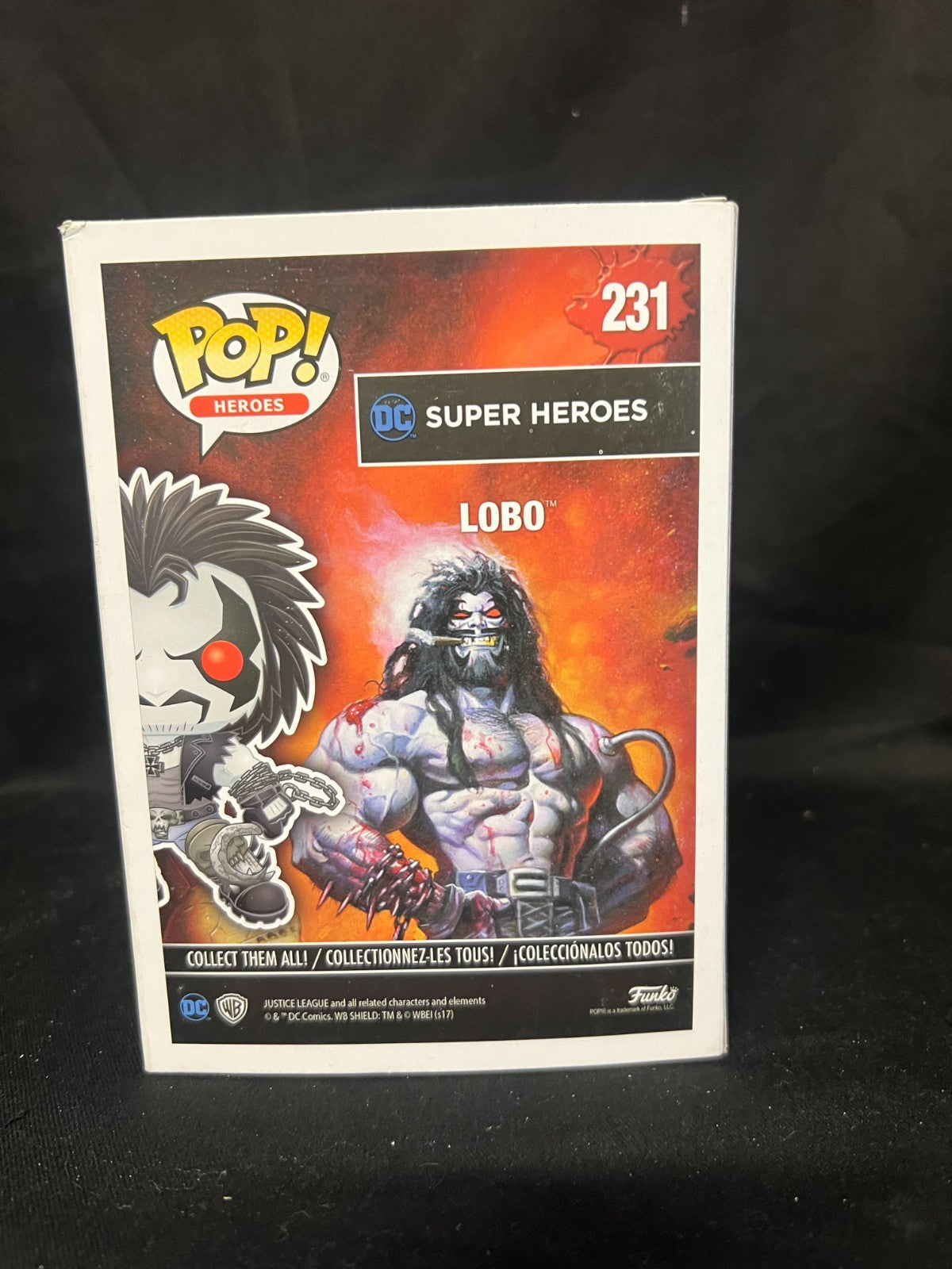 Funko Pop! Heroes DC Super Heroes #231 Lobo PX Previews Exclusive Vinyl Figure