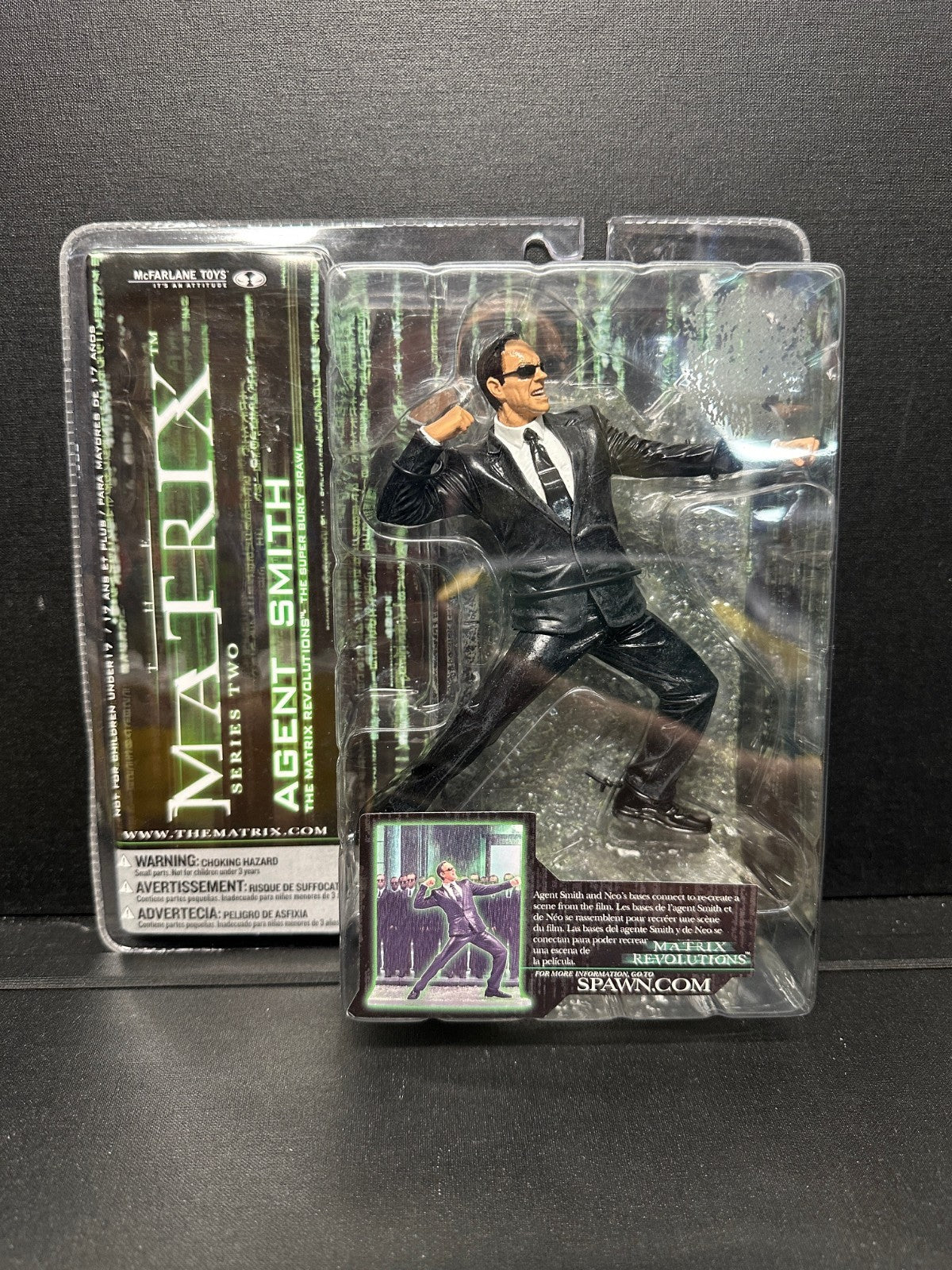 McFarlane Toys Agent Smith Figure: The Matrix Series Two. 