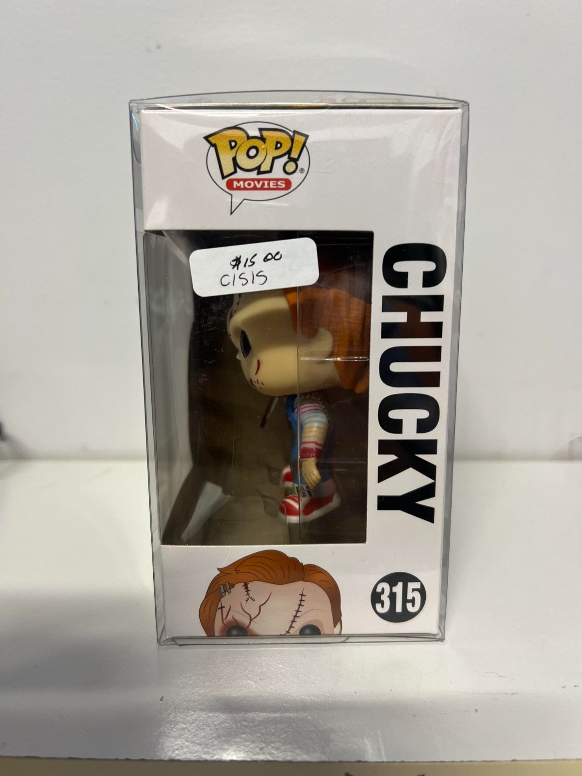 FUNKO POP MOVIES BRIDE OF CHUCKY #315 CHUCKY (SCARRED) VAULTED VINYL