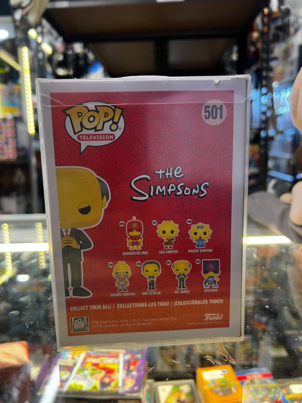The Simpsons Funko Pop Vinyl Figure - Mr Burns # 501+protector
