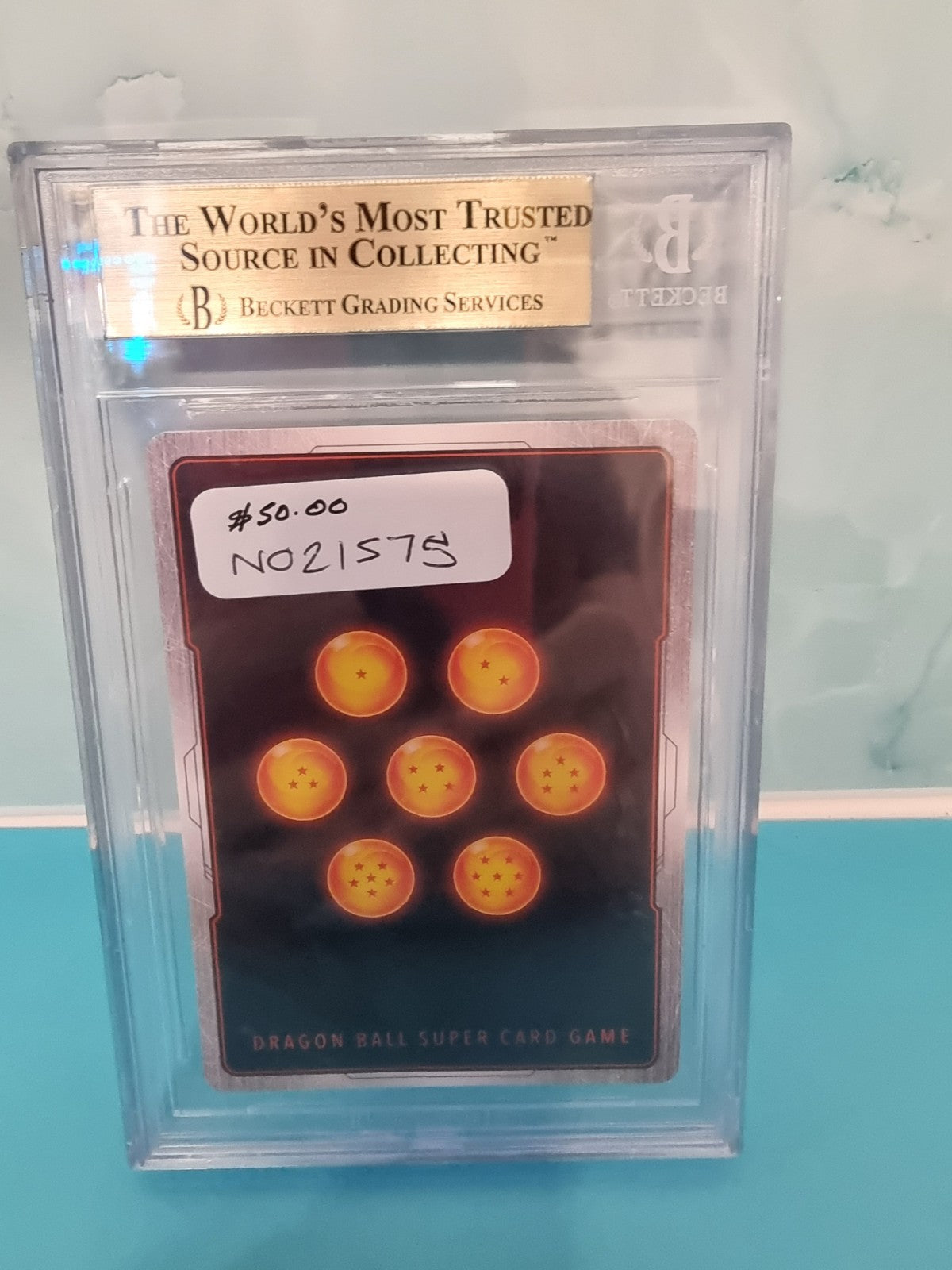 Dragon Ball Card Raditz, Saiyan In Arms BT7-051 SPR BECKETT 9.5 GEM MINT