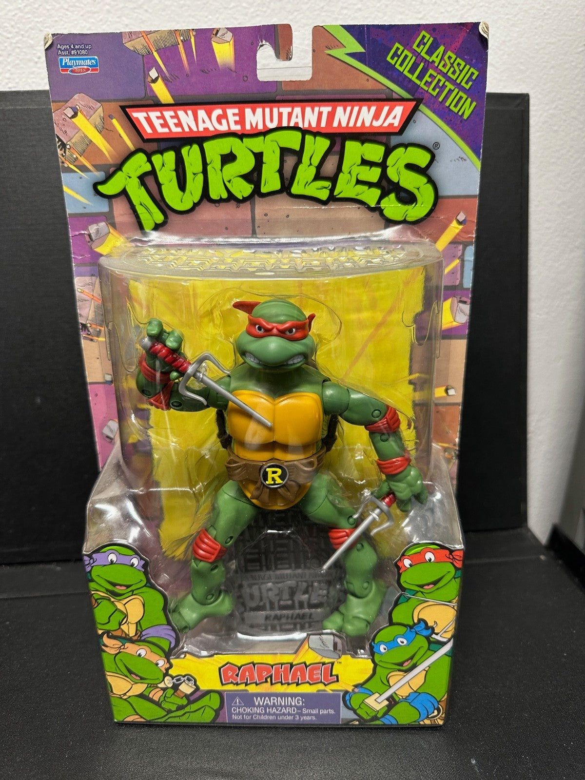 Playmates Teenage Mutant Ninja Turtles Raphael Classic Collection