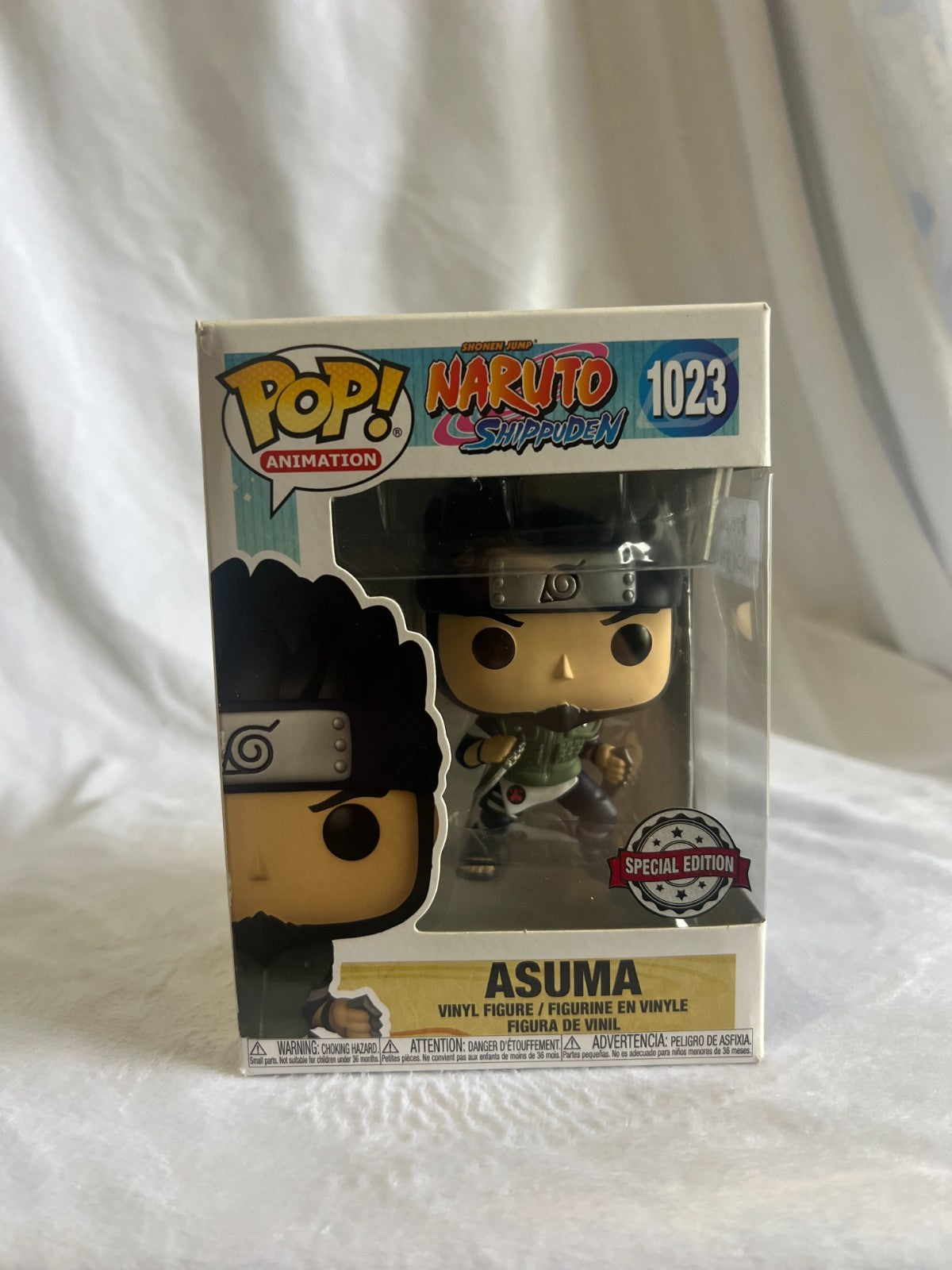 ASUMA Naruto Shippuden SE 1023 Funko Pop Vinyl New in Mint Box + Protector