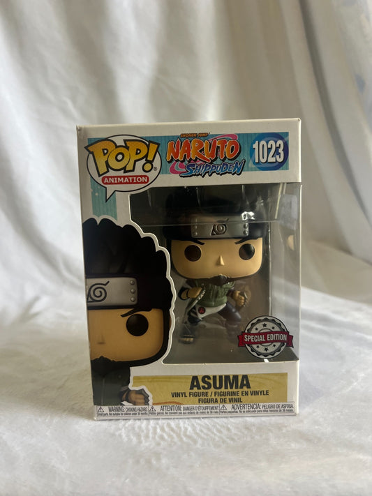 ASUMA Naruto Shippuden SE 1023 Funko Pop Vinyl New in Mint Box + Protector