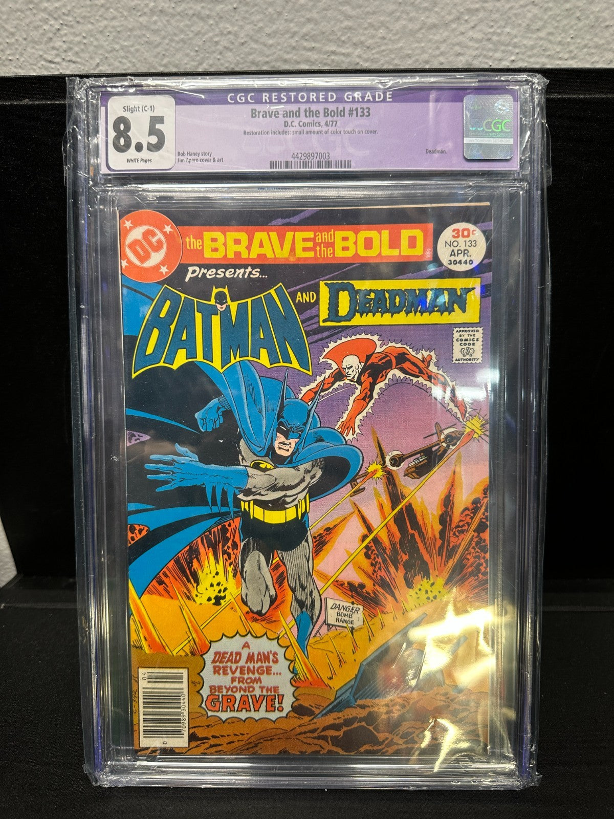 CGC Graded Batman Brave And The Bold #133 1977 8.5 VERY FINE