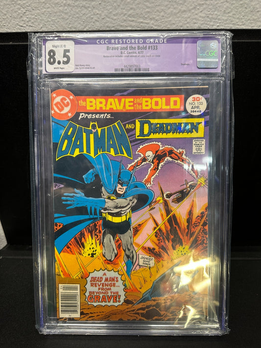 CGC Graded Batman Brave And The Bold #133 1977 8.5 VERY FINE