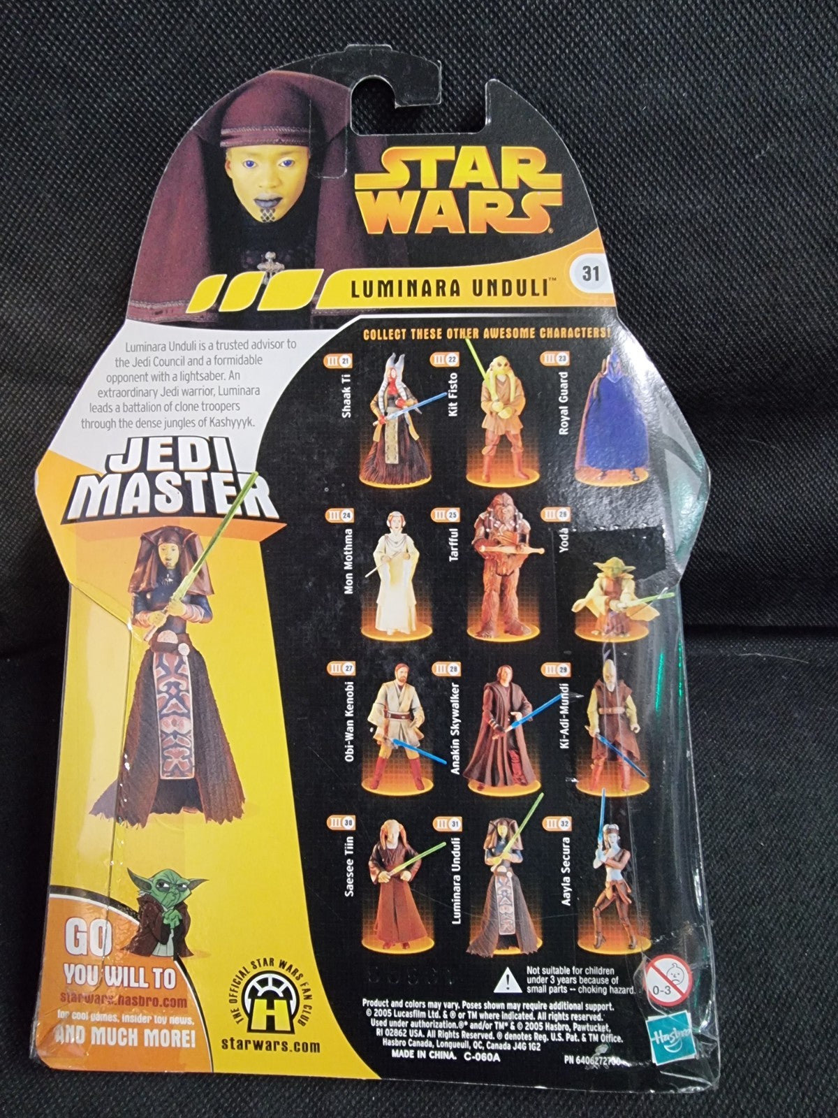 Star Wars Revenge Of The Sith Luminara Unduli 3.75 Inch Action Figure Hasbro