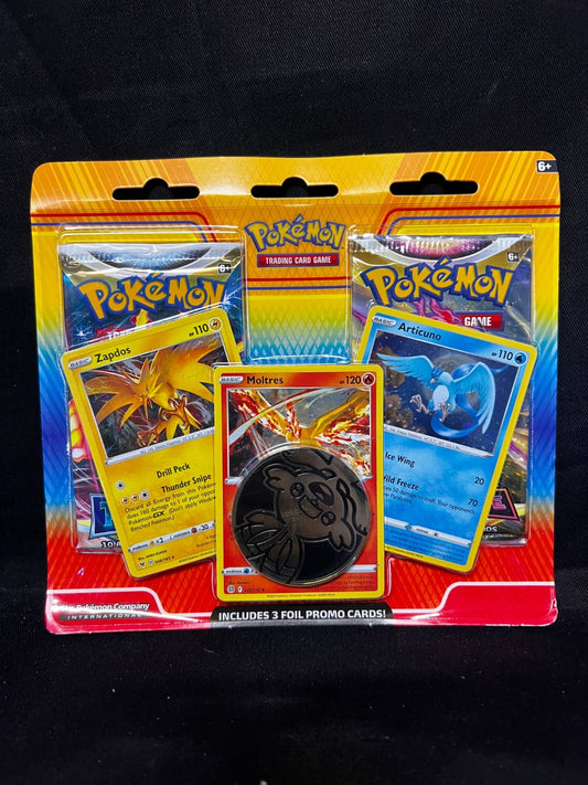 Pokemon TCG Enhanced Legendary Birds 2 Pack Blister with Articuno Zapdos Moltres