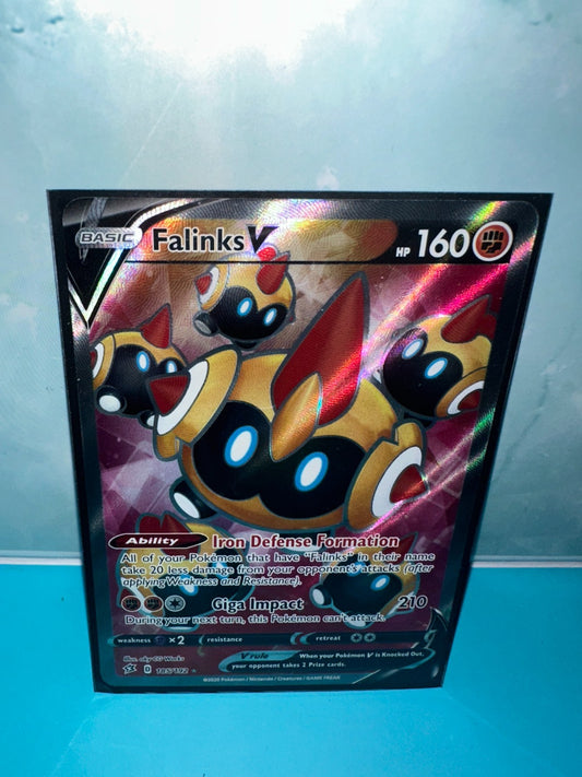 Pokémon TCG Falinks V Rebel Clash 185/192 Holo Full Art