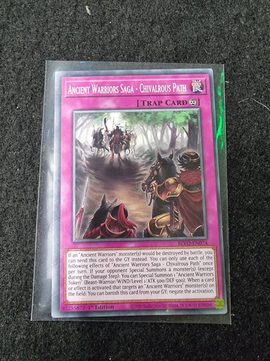 Yugioh! Ancient Warriors Saga - Chivalrous Path - BLVO-EN074 - Common - 1st Edit