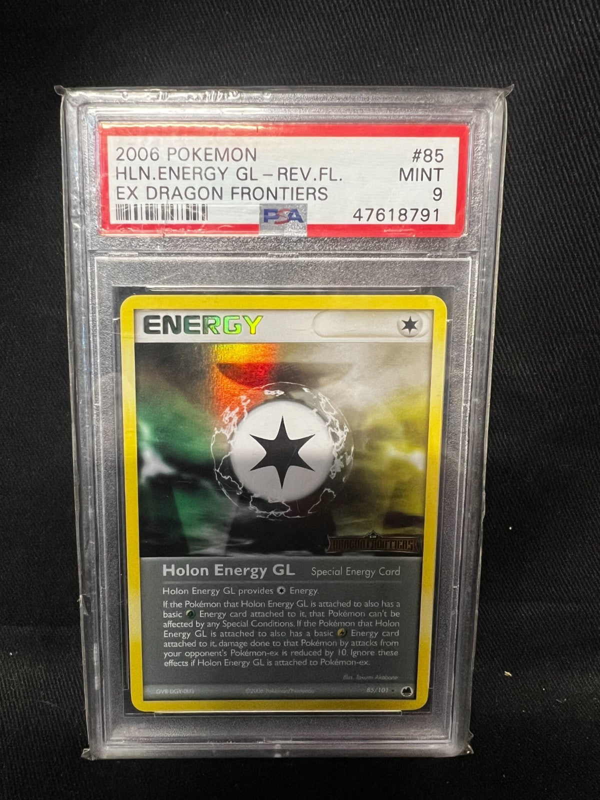 2006 POKEMON EX DRAGON FRONTIERS HOLON ENERGY WP 86 REVERSE PSA 9 MINT