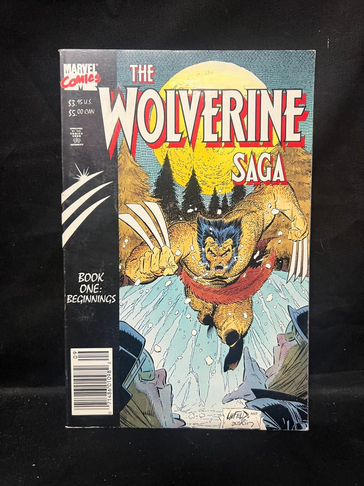 The Wolverine Saga Book One Beginnings #1 Marvel Comics 1989 B96