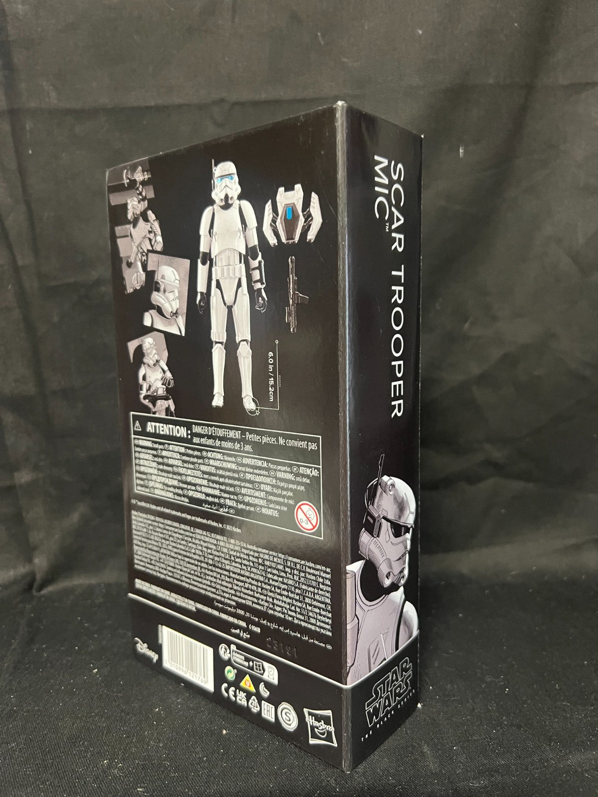 Star Wars - SCAR Trooper Mic Black Series 6” Scale Action Figure "New"