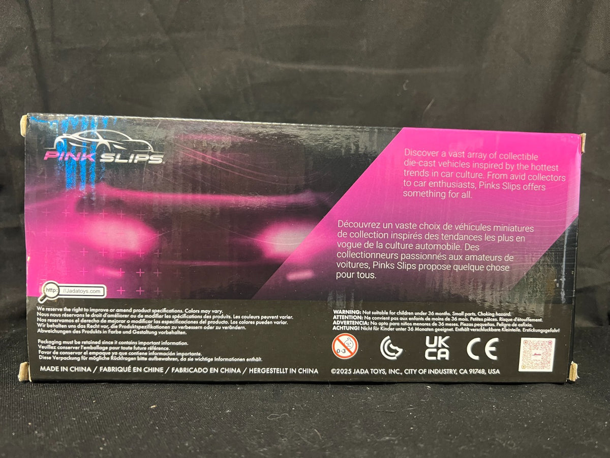 Jada 1:24 Scale Pink Slips 1968 Dodge Charger Wide Body Diecast Car Model