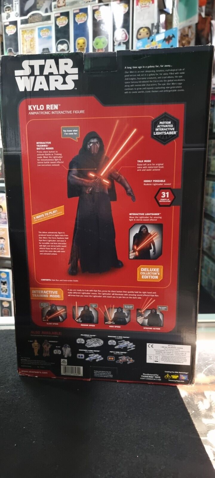 Disney Star Wars Kylo Ren Animatronic Interactive Figure