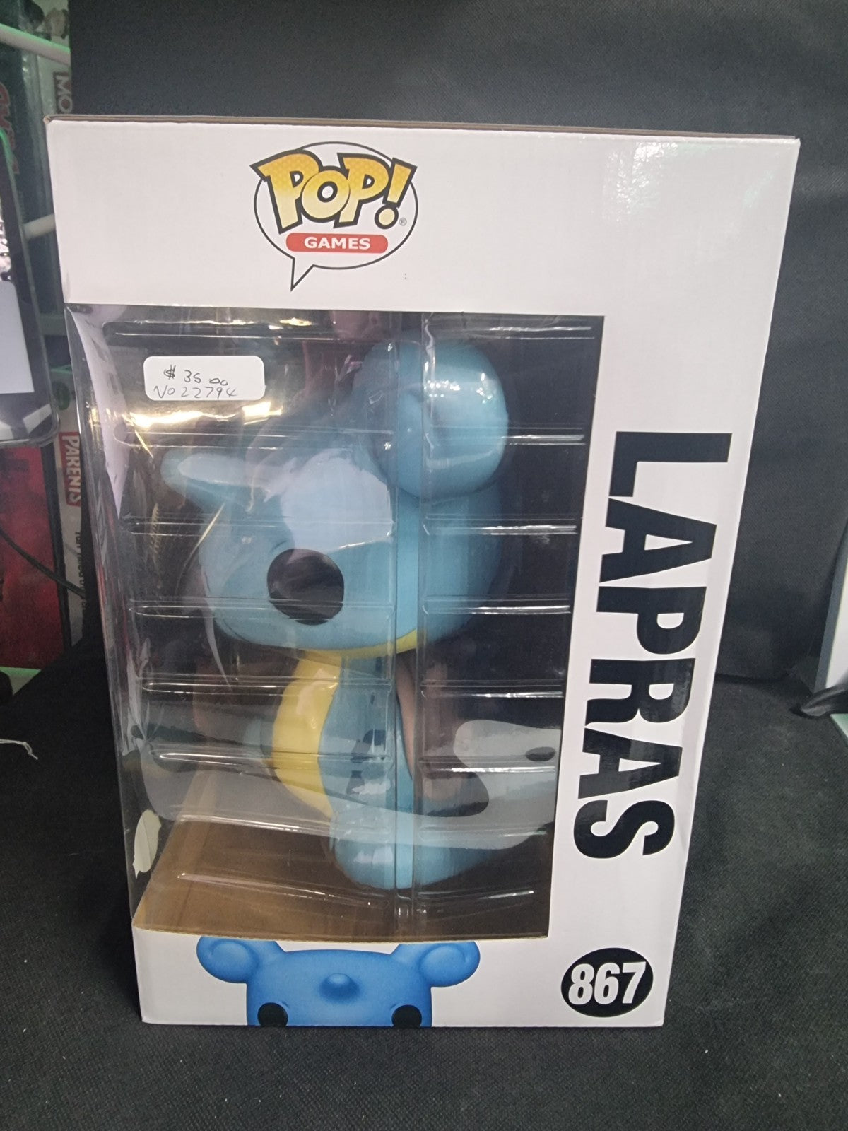 Funko Pop! Games Vinyl Figure #867 - Pokemon Lapras 10" Jumbo
