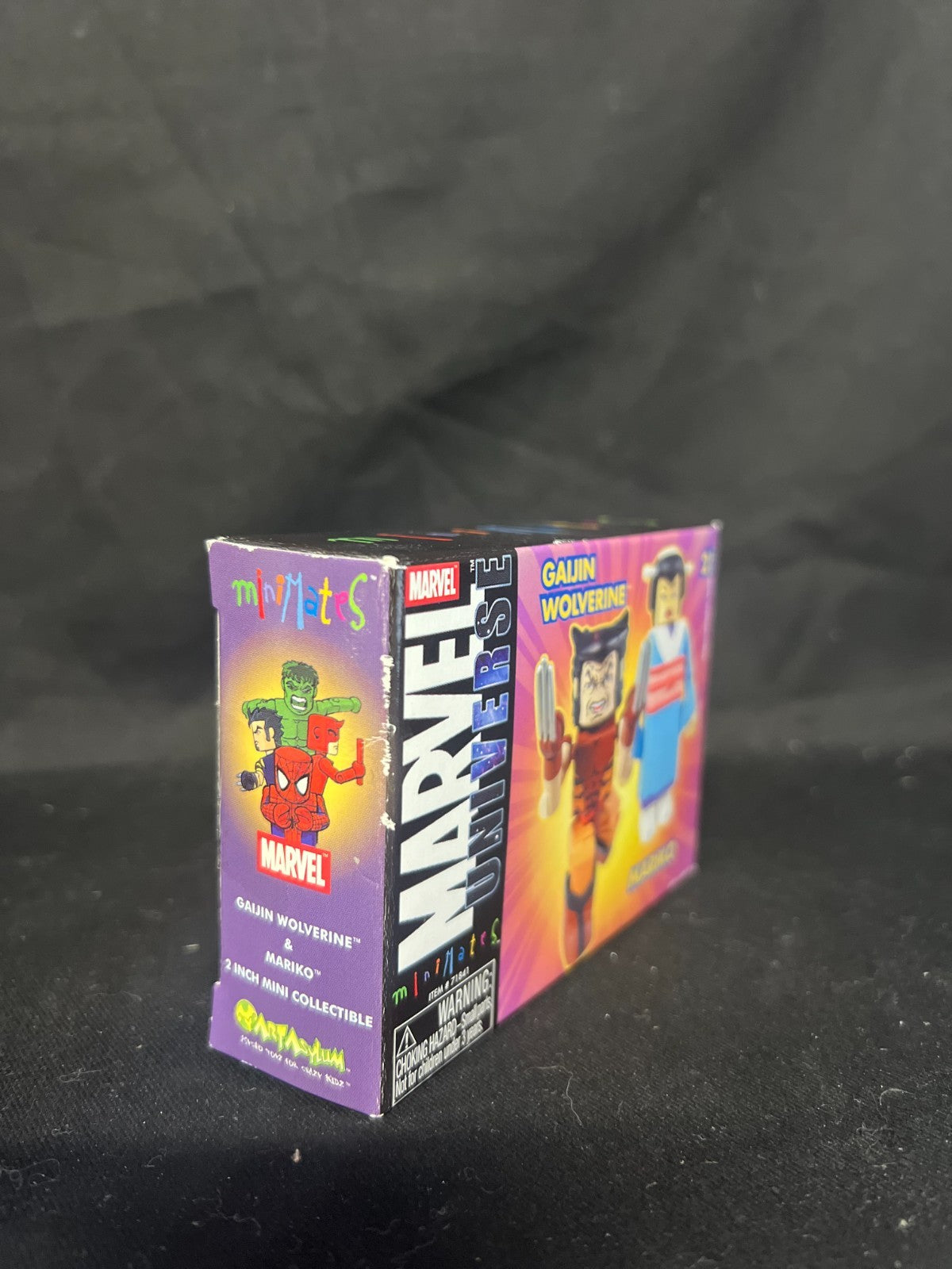 MiniMates Art Asylum Lego Marvel Universe Gaijin Wolverine & Mariko Figures 