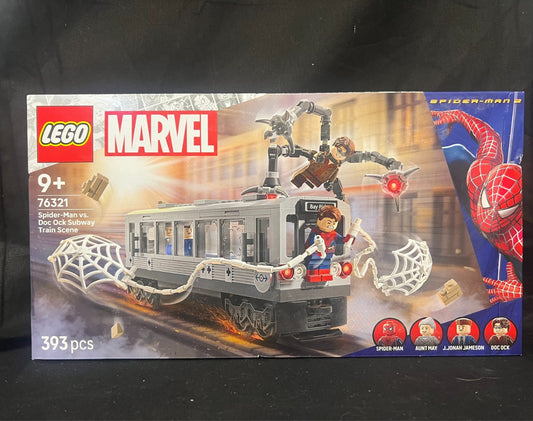 LEGO Marvel 76321 Spider-Man vs. Doc Ock Subway Train Scene Age 9+ 393pcs