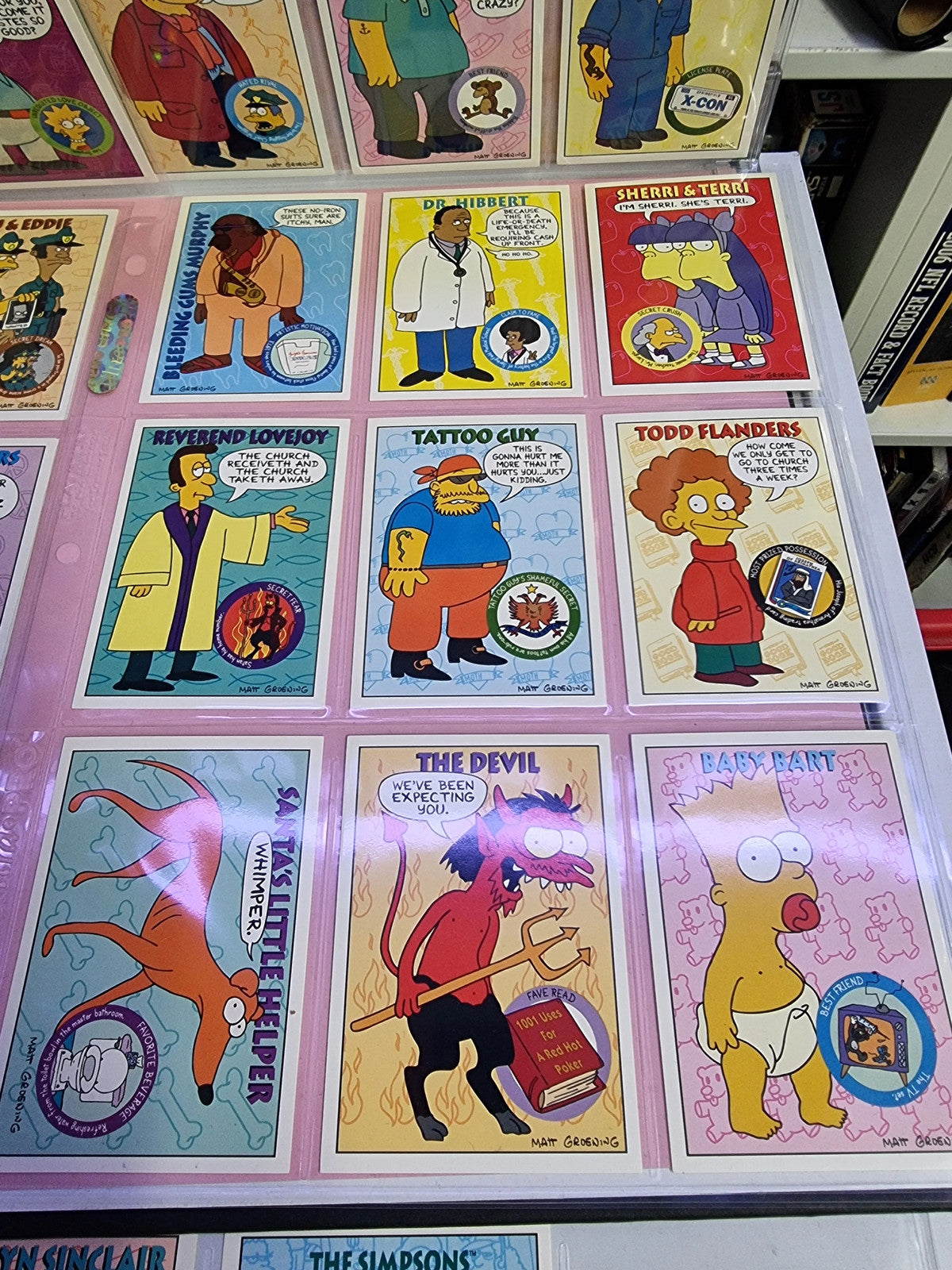 Simpson Mixed Trading Card Set 38 Cards
