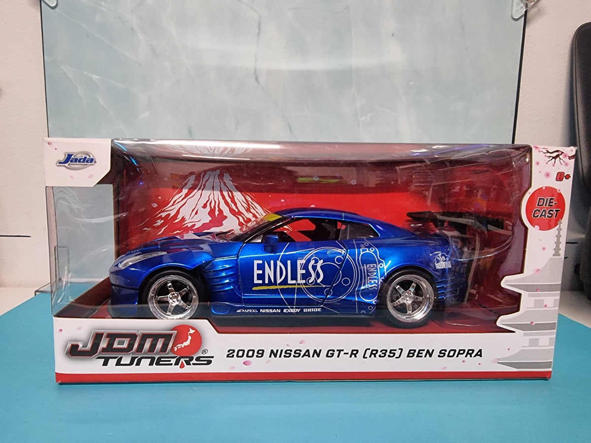 JADA 1:32 JDM TUNERS 2009 NISSAN GT-R BLUE BEN SOPRA