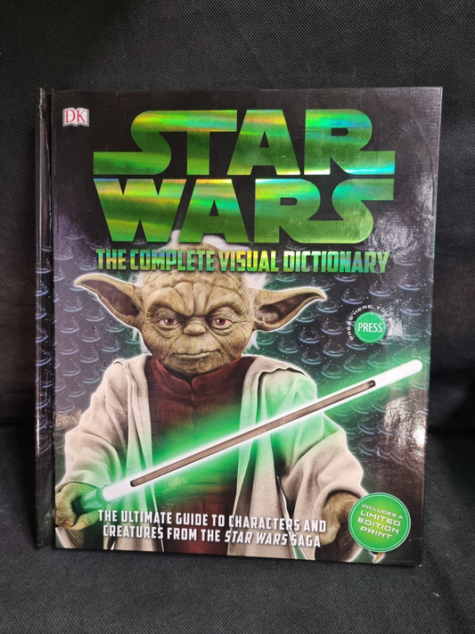 STAR WARS SAGA VISUAL DICTIONARY COMPLETE GUIDE LIMITED EDITION PRINT