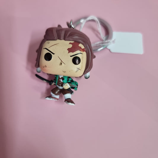 Funko POP Keychain DS - Tanjiro Kamado - Bloody - Demon Slayer - Amazon Exclus