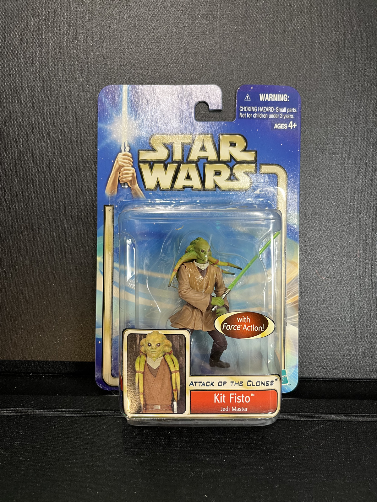 Kit Fisto Jedi Master Star Wars AOTC Carded 3.75 Action Figure