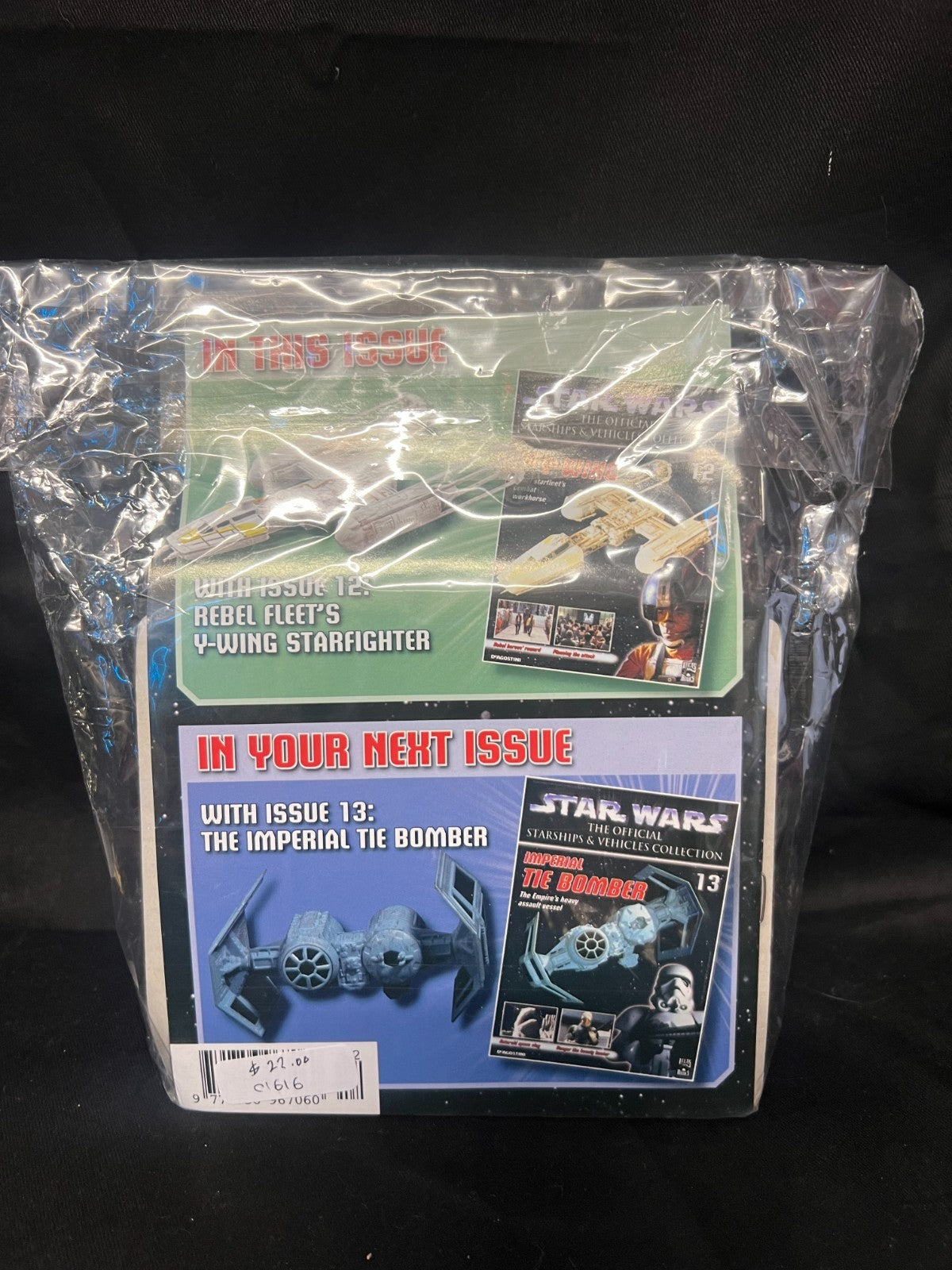 Deagostini Star Wars Starships Collection #12 Y Wing Fighter + Magazine