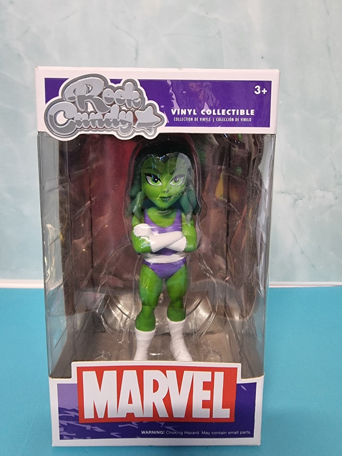 Funko Rock Candy Marvel's She Hulk Collectible Vinyl Figure (Damaged Box)