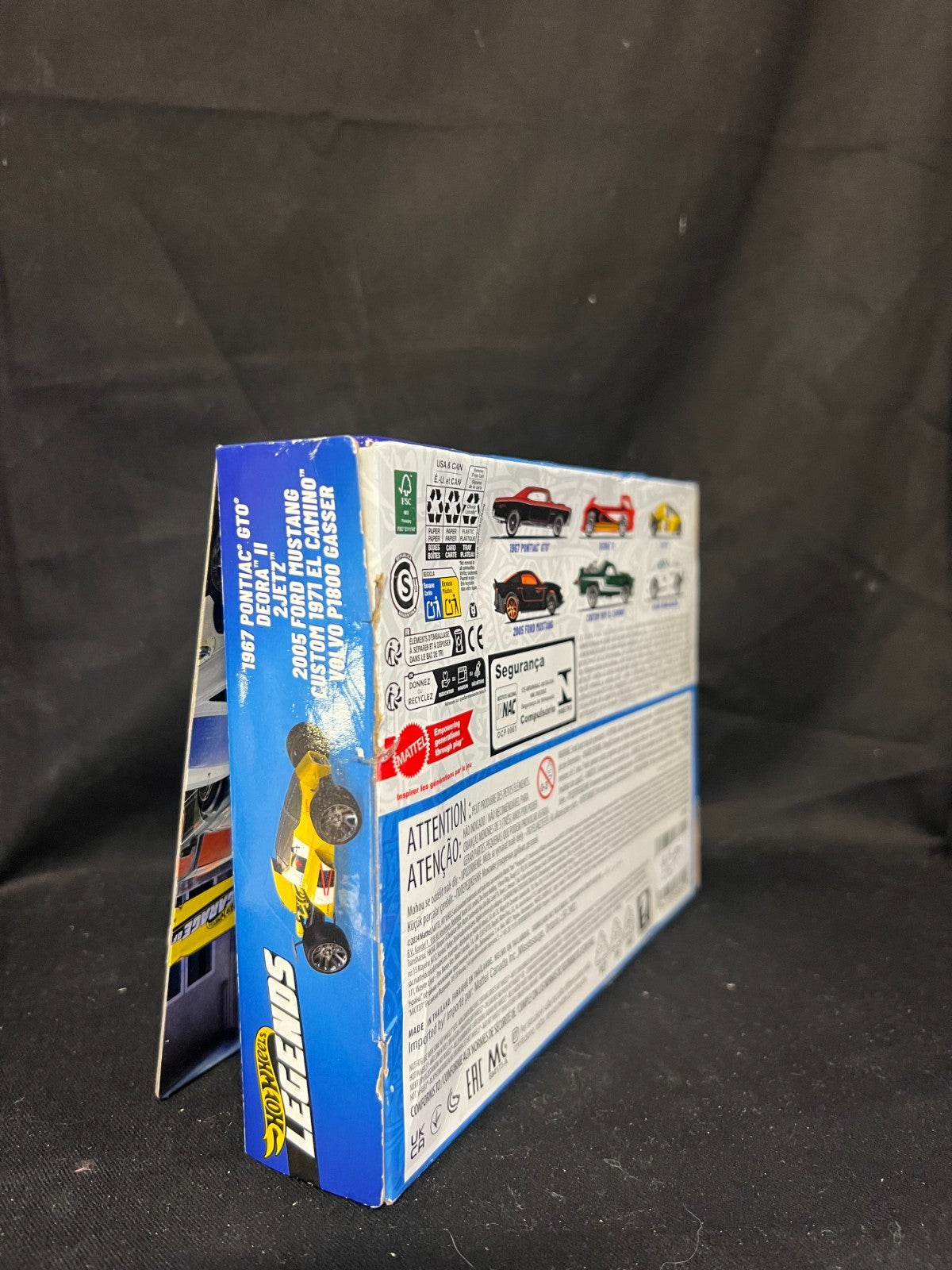 Hot Wheels Silver Series Legends Tour 5-Pack Diecast Cars Collectible New